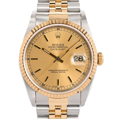 Rolex Watch Datejust Gold