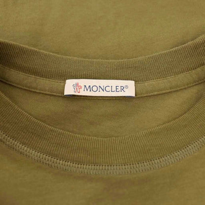 Moncler SS T-Shirt Print XS Khaki — view 5