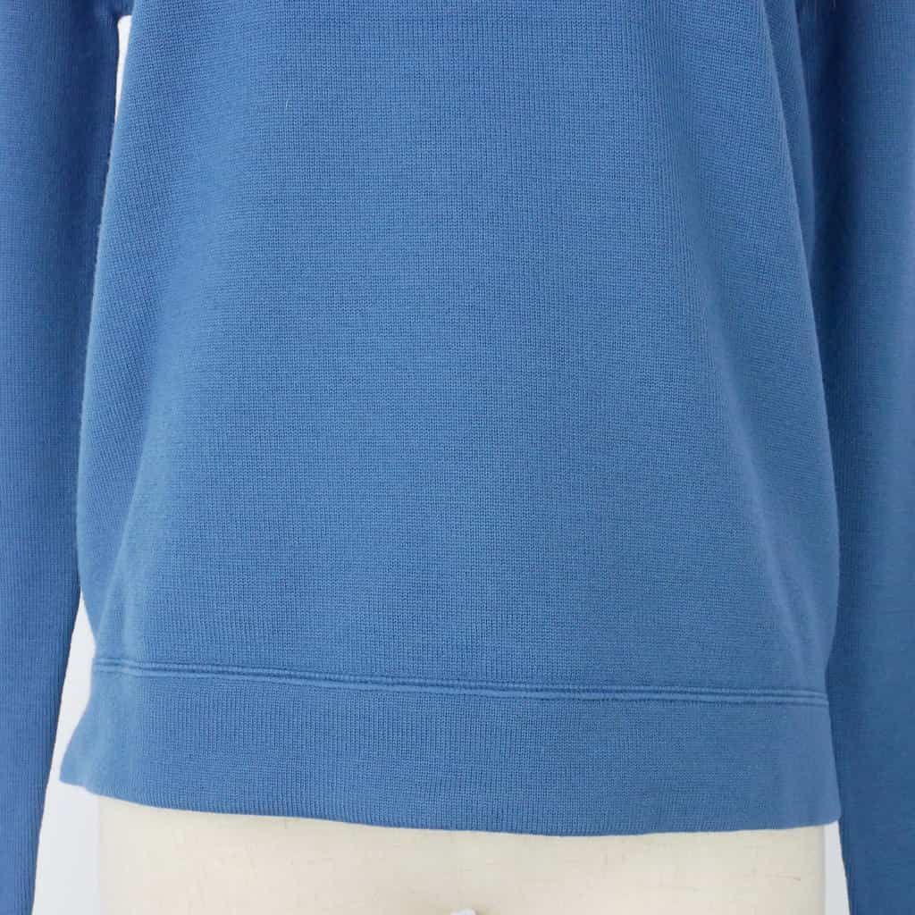 Fendi Monster Star Fur Knit Sweater Crew Neck Wool 40 Blue — view 3
