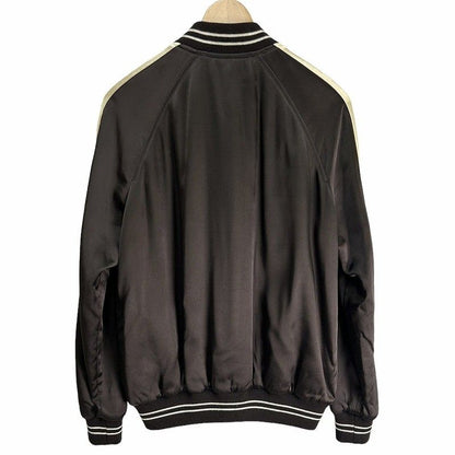 Celine Souvenir Teddy Jacket Satin Brown 34 — view 2