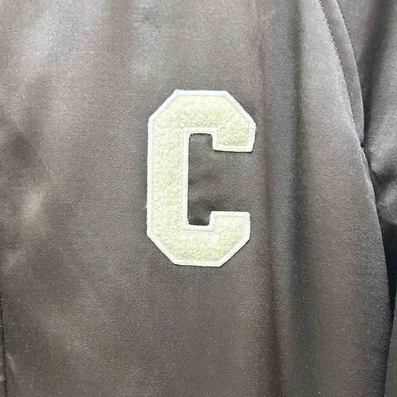 Celine Souvenir Teddy Jacket Satin Brown 34 — view 5