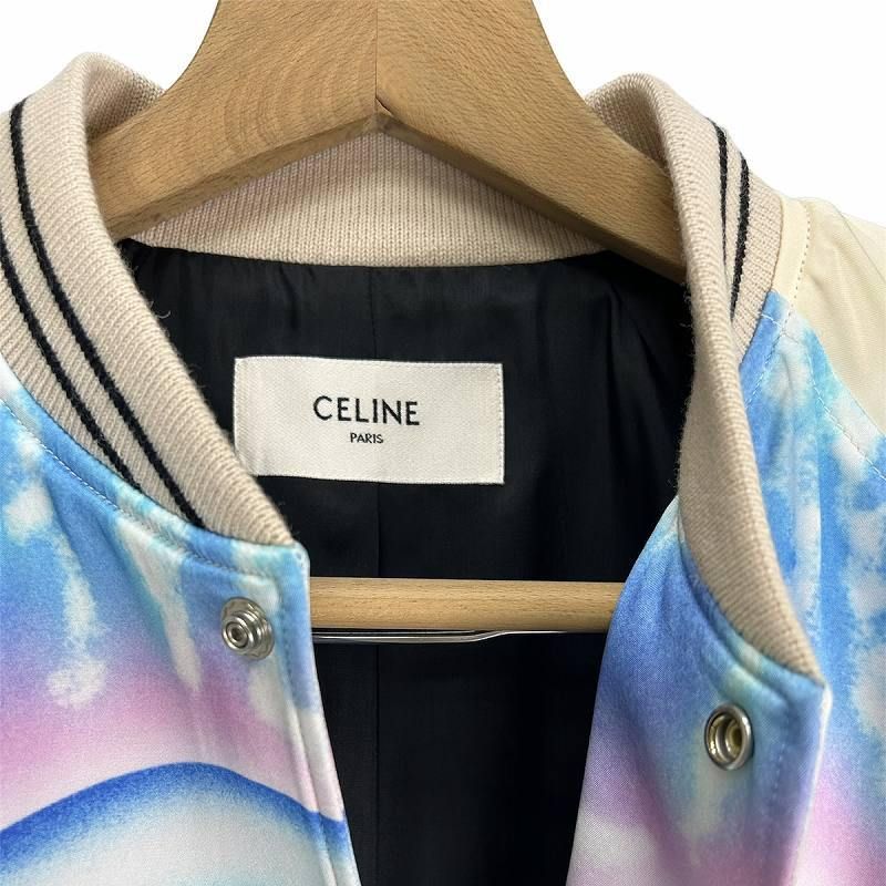 Celine Teddy Souvenir Jacket Satin Heavenly Days 44 — view 6