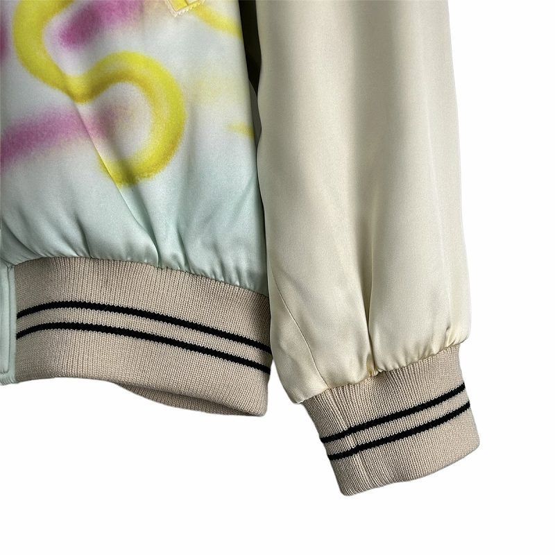 Celine Teddy Souvenir Jacket Satin Heavenly Days 44 — view 5