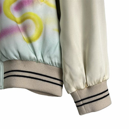 Celine Teddy Souvenir Jacket Satin Heavenly Days 44 — view 5