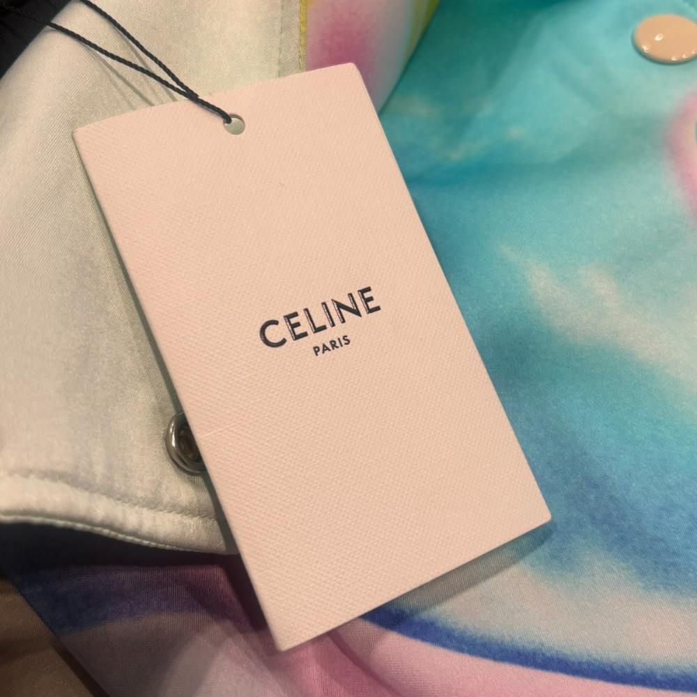 Celine Teddy Souvenir Jacket Satin Heavenly Days 44 — view 7