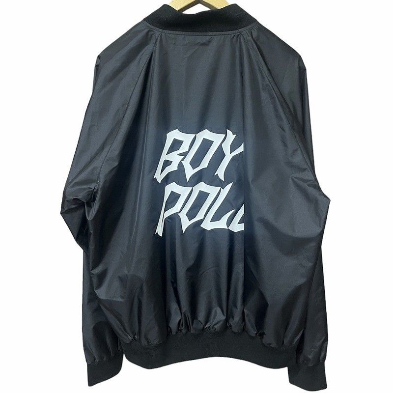 Celine Nylon Teddy Jacket Boy Doll Back Print 50 M Black — view 2
