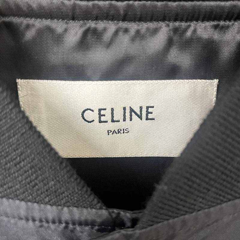 Celine Nylon Teddy Jacket Boy Doll Back Print 50 M Black — view 5