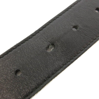 Gucci Interlocking Belt Leather Black SK — view 4