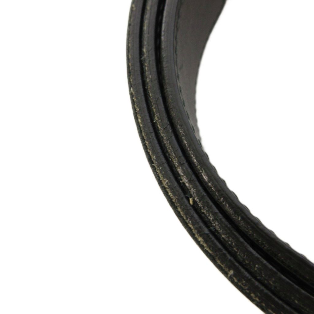 Gucci Interlocking Belt Leather Black SK — view 6