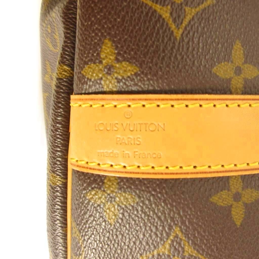 Louis Vuitton Keepall Bandouliere 60 Monogram Boston Bag Shoulder Brown — view 6