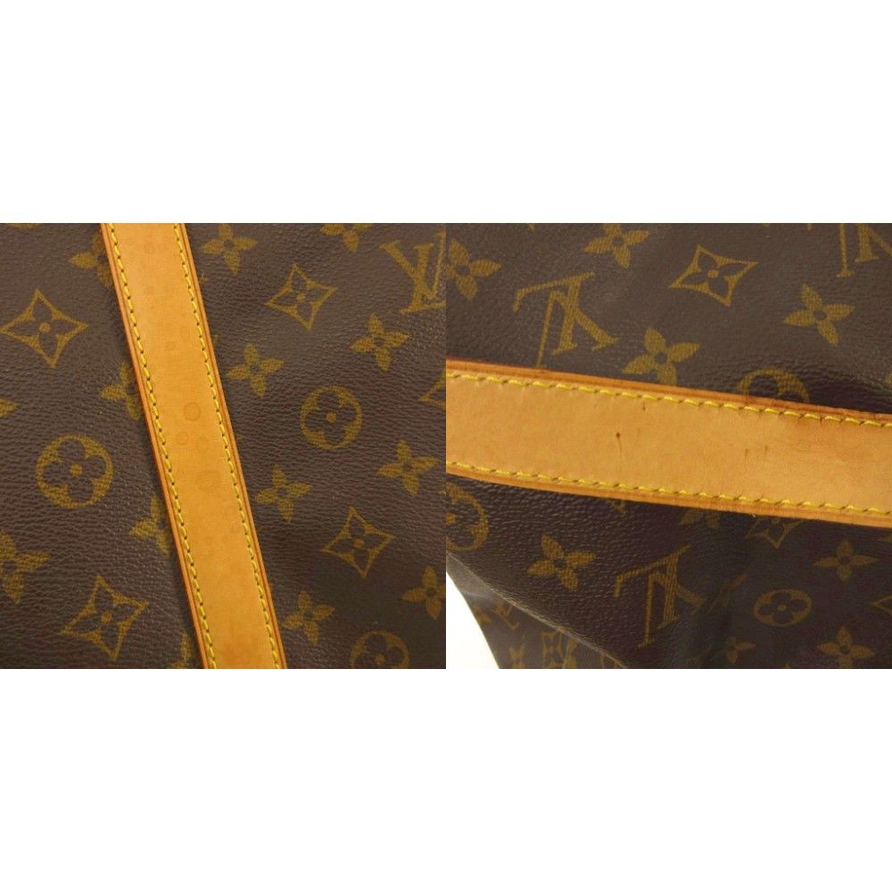Louis Vuitton Keepall Bandouliere 60 Monogram Boston Bag Shoulder Brown — view 8