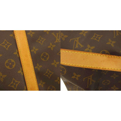 Louis Vuitton Keepall Bandouliere 60 Monogram Boston Bag Shoulder Brown — view 8