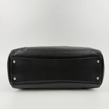Chanel CC Logo Executive Tote Black Caviar Leather Vintage — view 7