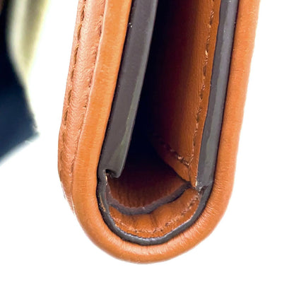 Louis Vuitton Portefeuille LV Pont Neuf Compact Leather Canvas Brown Beige — view 7