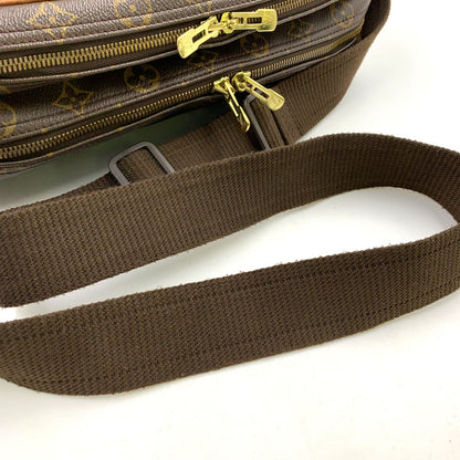 Louis Vuitton Reporter GM Monogram Leather Brown Light Shoulder Bag Gold — view 6