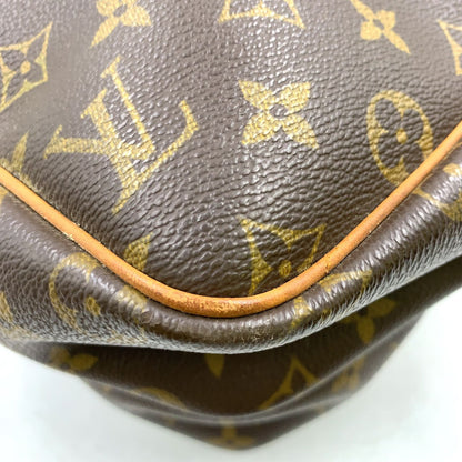 Louis Vuitton Reporter GM Monogram Leather Brown Light Shoulder Bag Gold — view 8