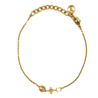 Louis Vuitton Petit Line Stone Clear Gold Bracelet — view 3