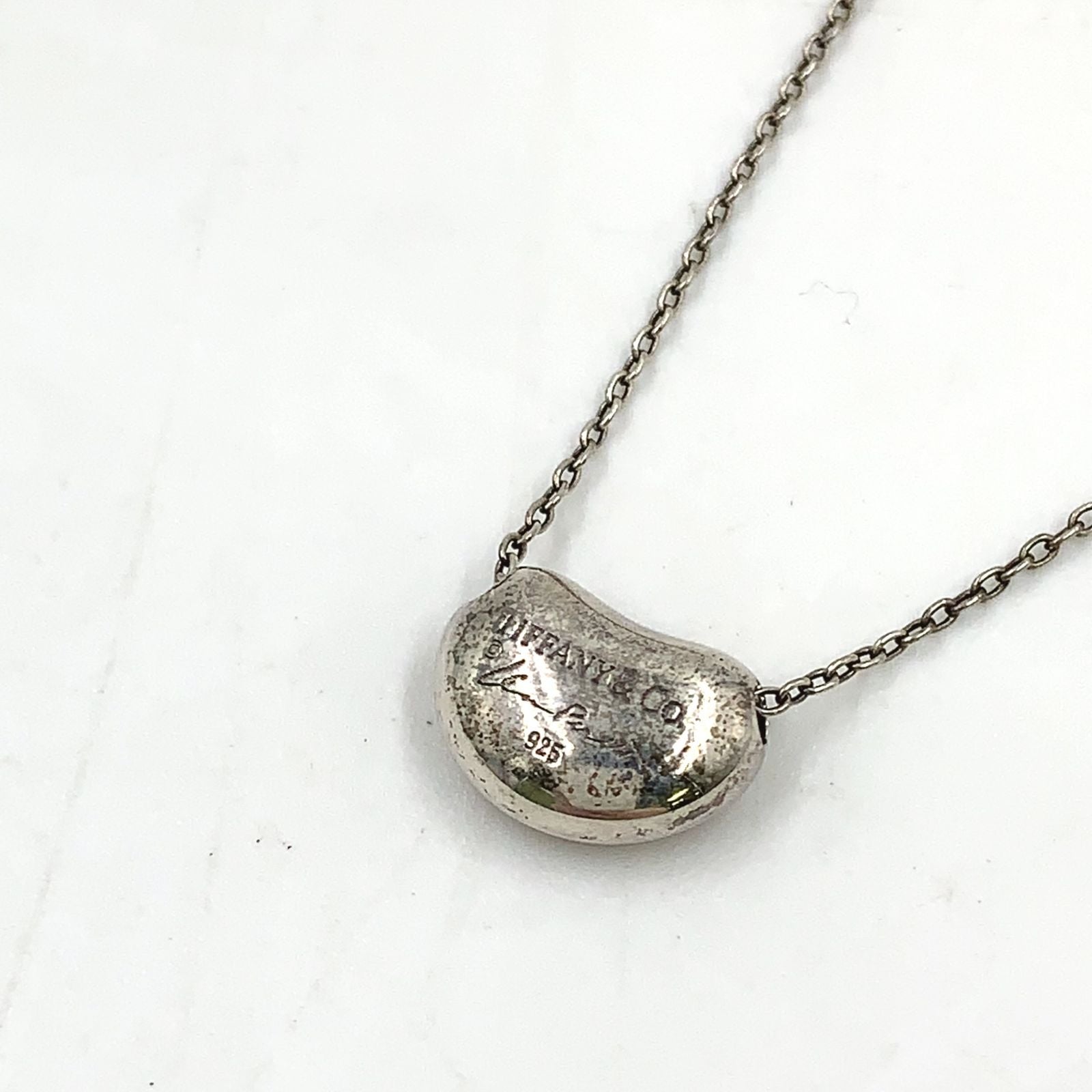 Tiffany & Co Bean Silver Necklace — view 2