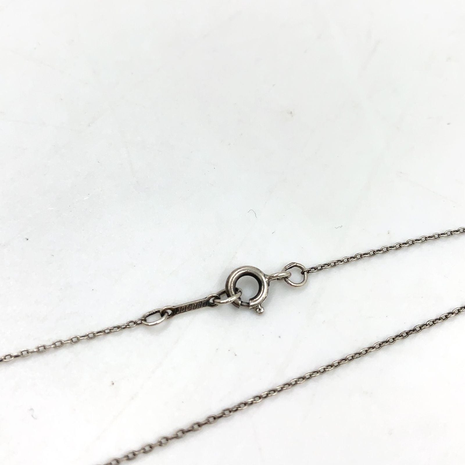 Tiffany & Co Bean Silver Necklace — view 7