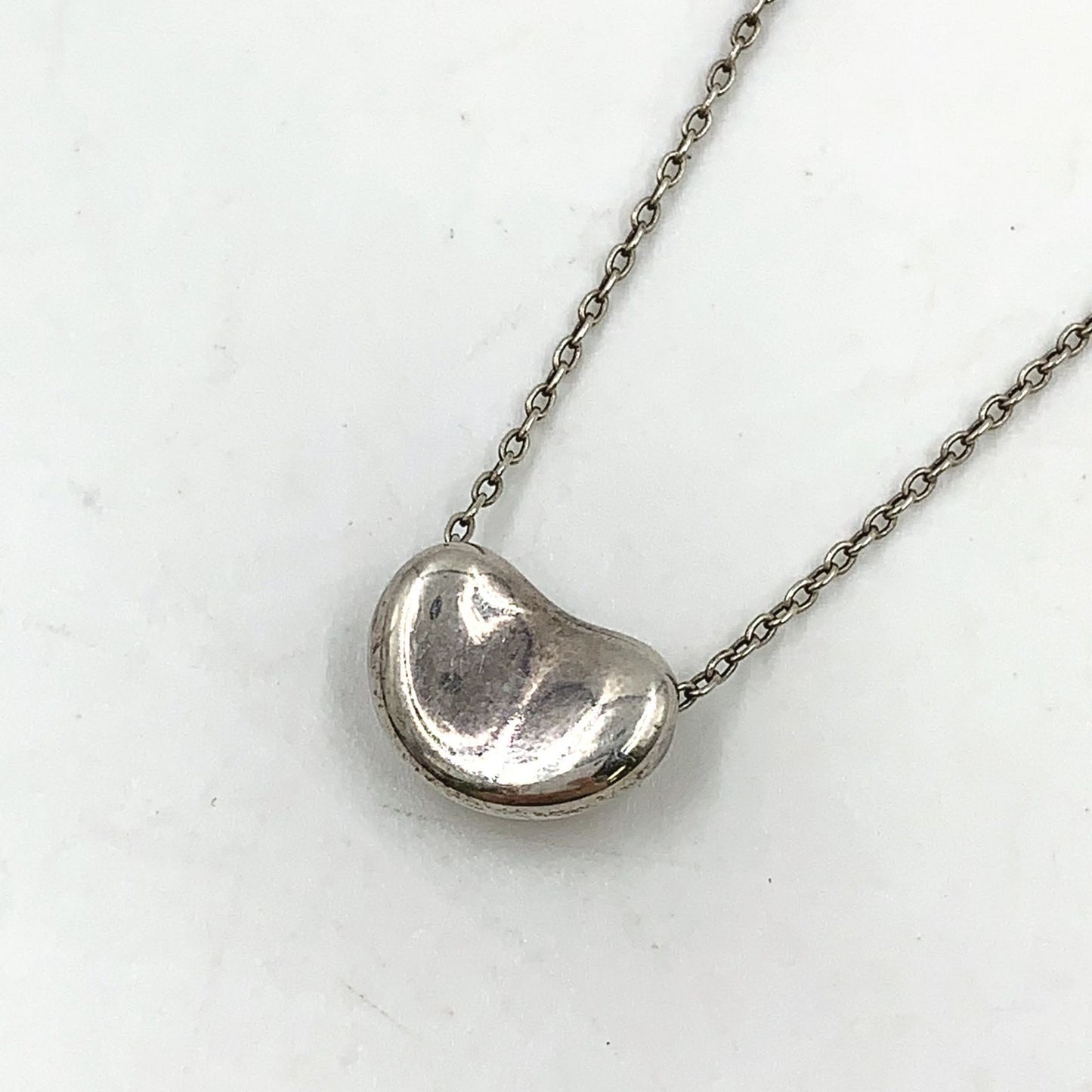 Tiffany & Co Bean Silver Necklace