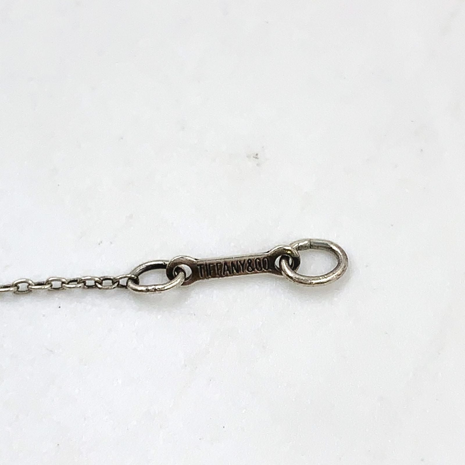 Tiffany & Co Bean Silver Necklace — view 4