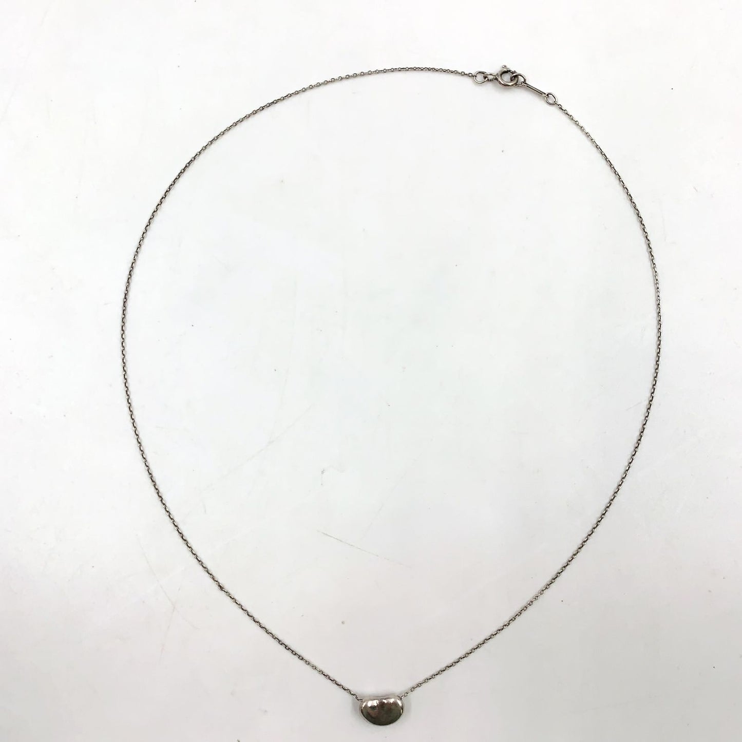 Tiffany & Co Bean Silver Necklace — view 3