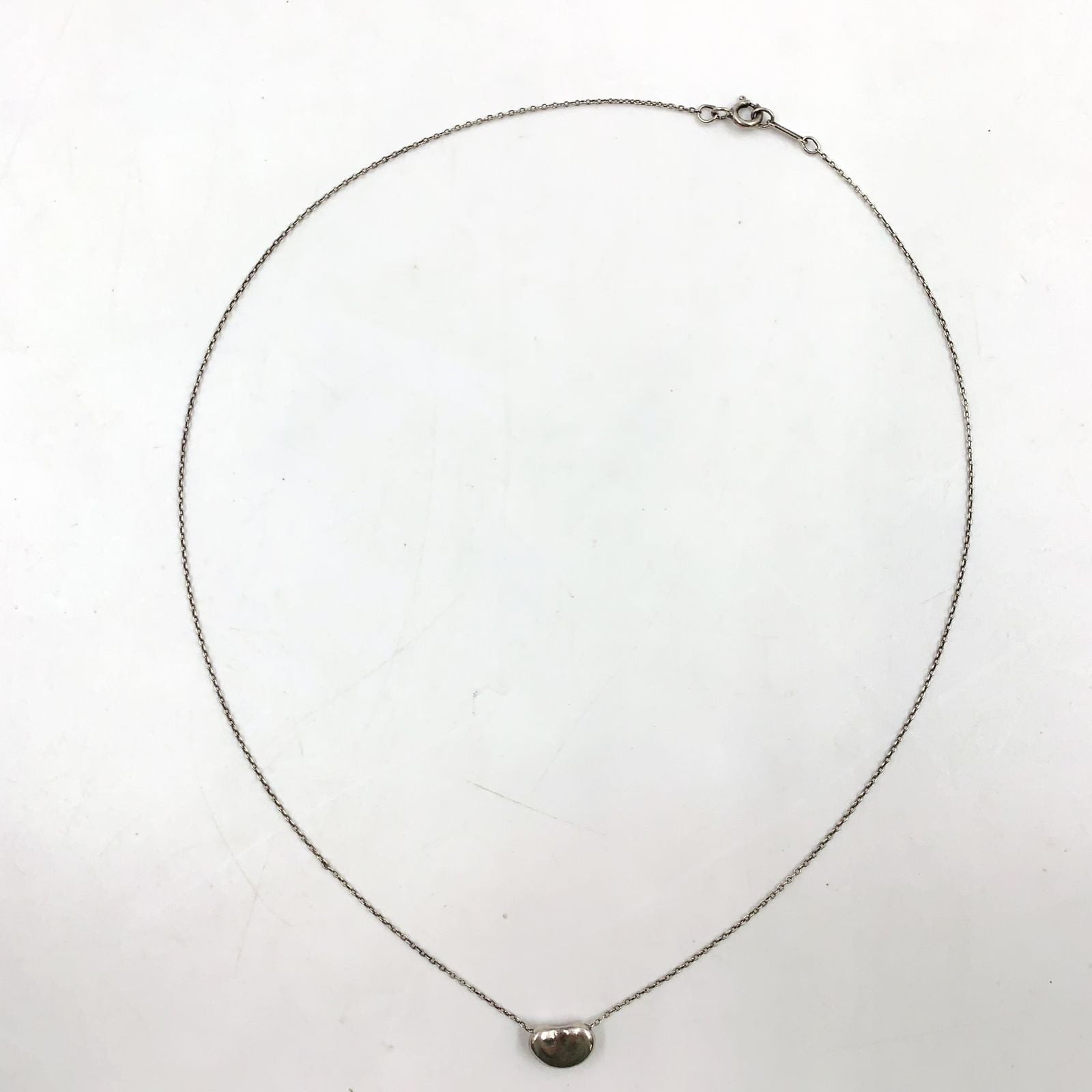 Tiffany & Co Bean Silver Necklace — view 3