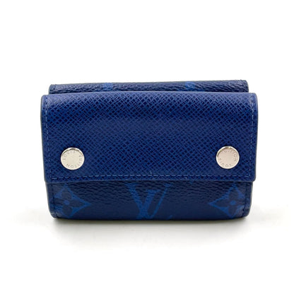 Louis Vuitton Discovery Compact Wallettaigarama Monogram Cobalt Leather Blue