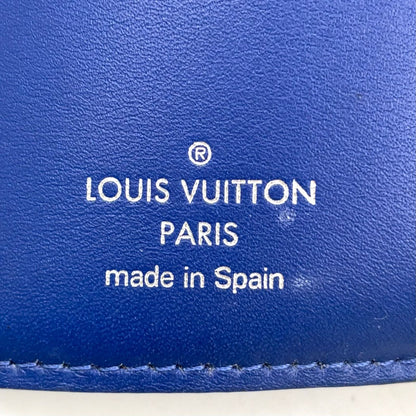 Louis Vuitton Discovery Compact Wallettaigarama Monogram Cobalt Leather Blue — view 4