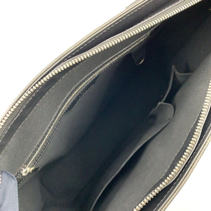 Louis Vuitton Wilwood Monogram Matte Noir Leather Black Tote Silver — view 3