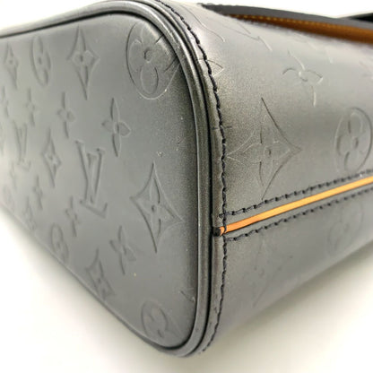 Louis Vuitton Wilwood Monogram Matte Noir Leather Black Tote Silver — view 7