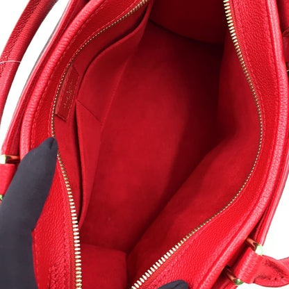 Louis Vuitton Popincourt PM Monogram Rouge Shoulder Bag Leather Brown Red Gold — view 3