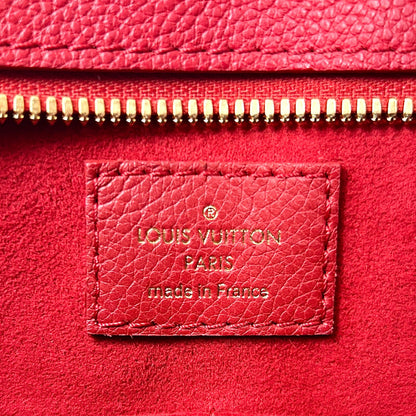 Louis Vuitton Popincourt PM Monogram Rouge Shoulder Bag Leather Brown Red Gold — view 4