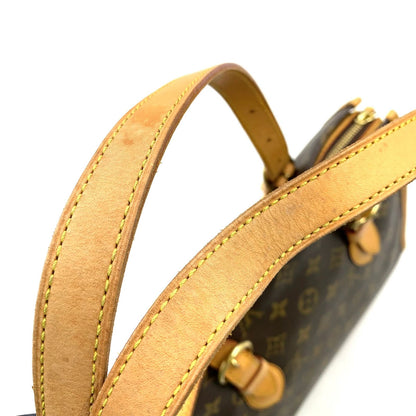 Louis Vuitton Popincourt Monogram Leather Brown Light Tote Gold — view 6