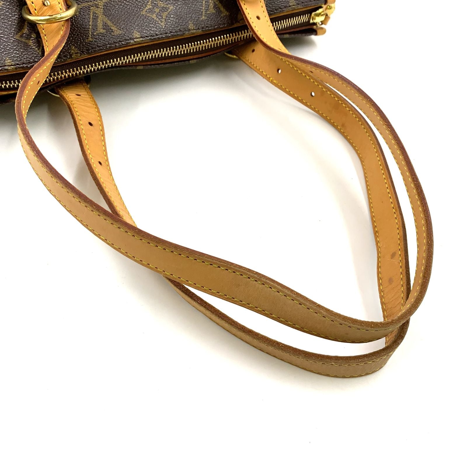 Louis Vuitton Popincourt Monogram Leather Brown Light Tote Gold — view 5