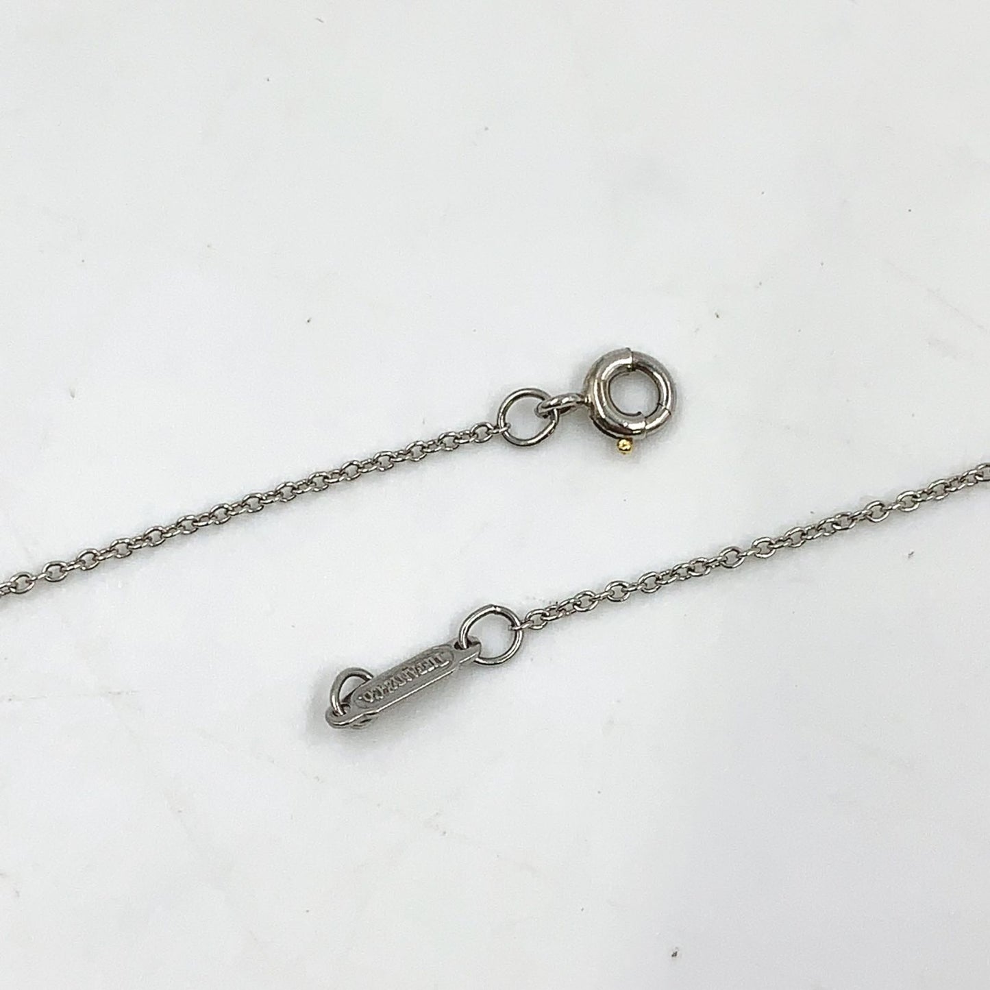 Tiffany & Co Diamond Cross Platinum Necklace — view 8