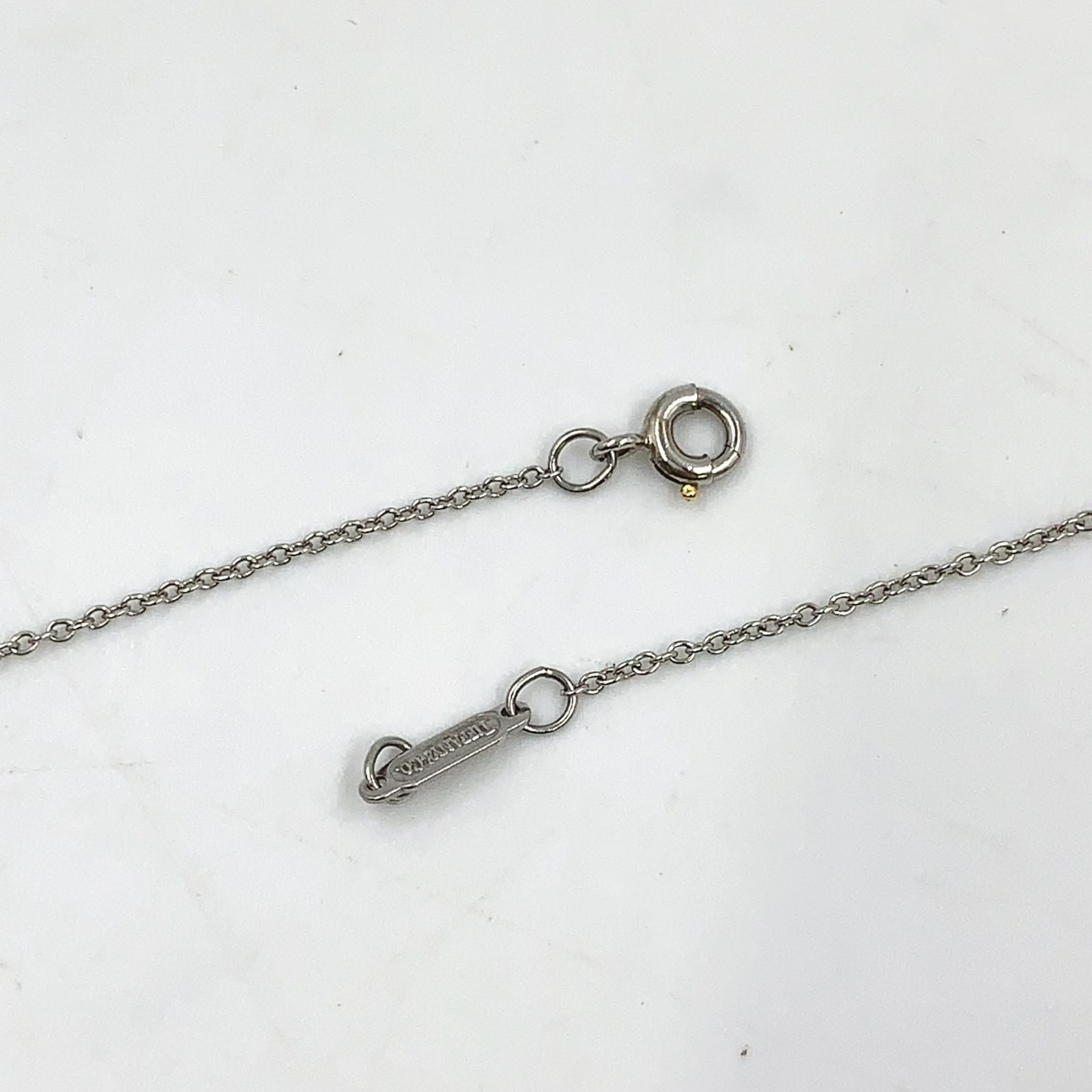 Tiffany & Co Diamond Cross Platinum Necklace — view 8