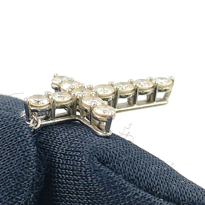 Tiffany & Co Diamond Cross Platinum Necklace — view 9