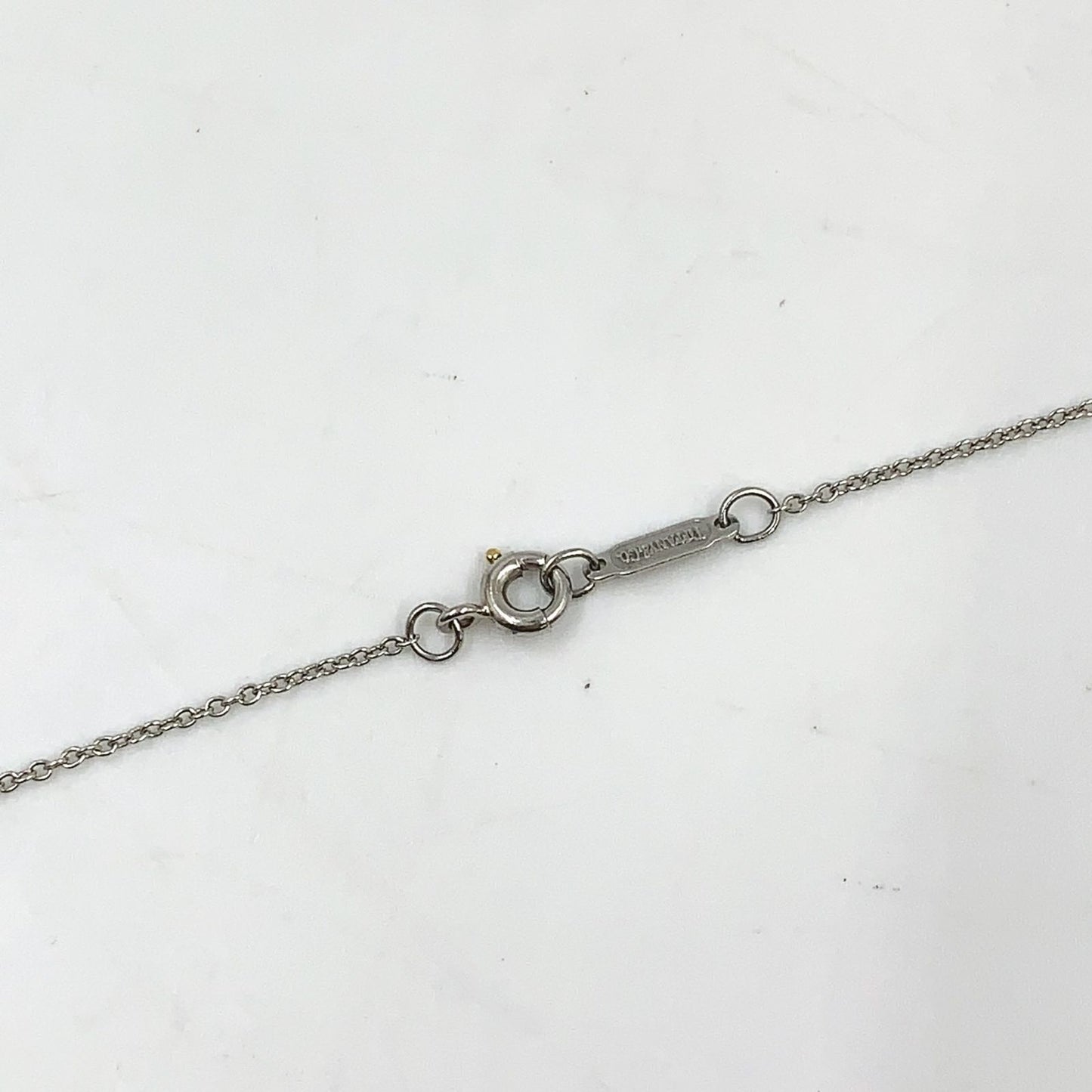 Tiffany & Co Diamond Cross Platinum Necklace — view 7