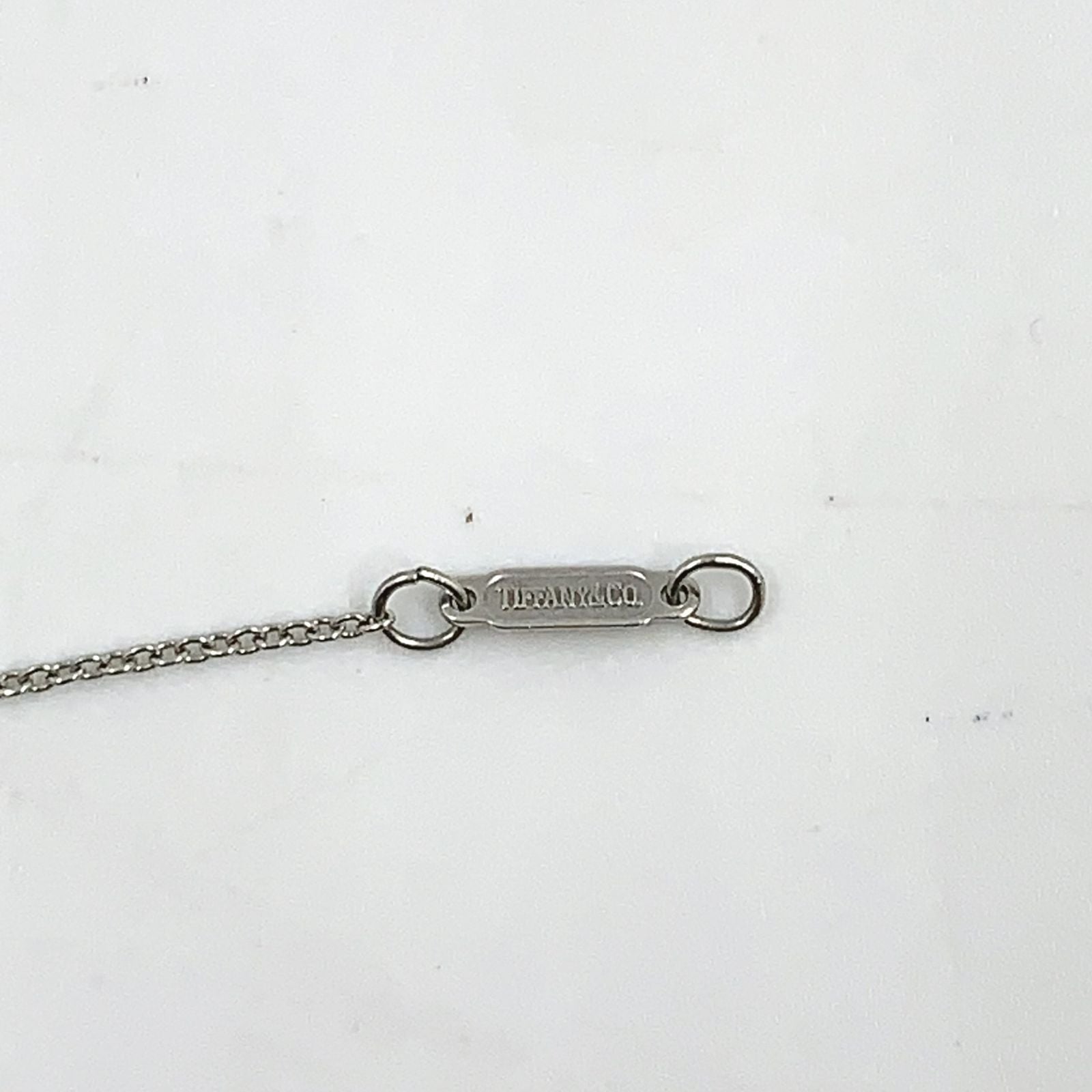 Tiffany & Co Diamond Cross Platinum Necklace — view 4