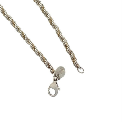 Tiffany & Co Twist Chain Bracelet 925 Sterling Silver Gold — view 4