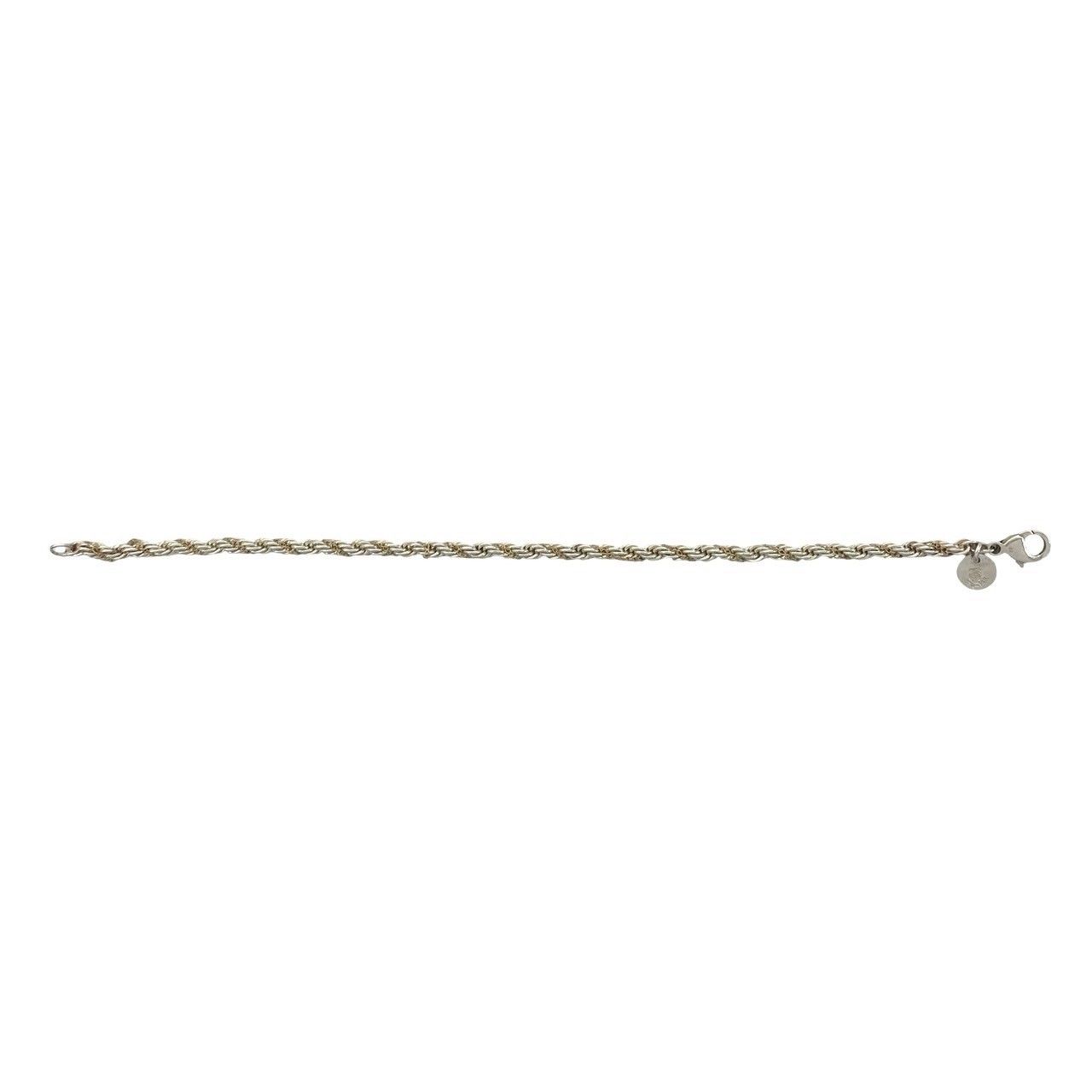 Tiffany & Co Twist Chain Bracelet 925 Sterling Silver Gold — view 5