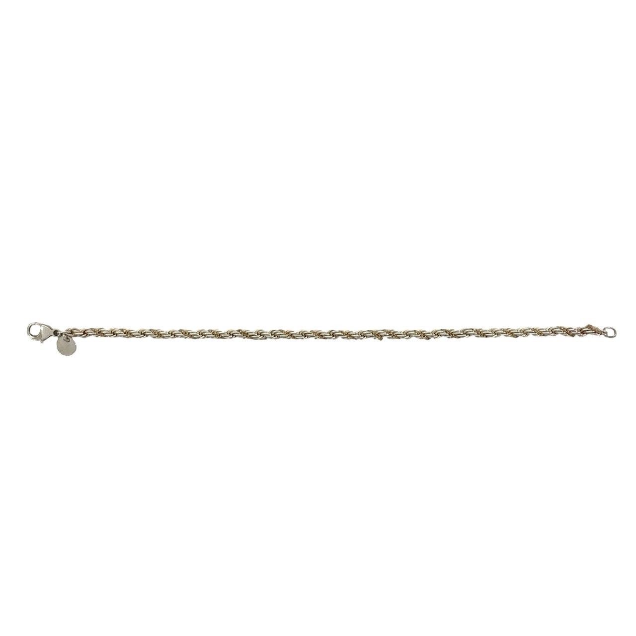 Tiffany & Co Twist Chain Bracelet 925 Sterling Silver Gold — view 6