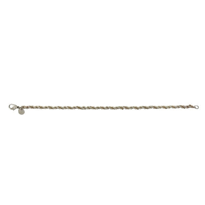 Tiffany & Co Twist Chain Bracelet 925 Sterling Silver Gold — view 6