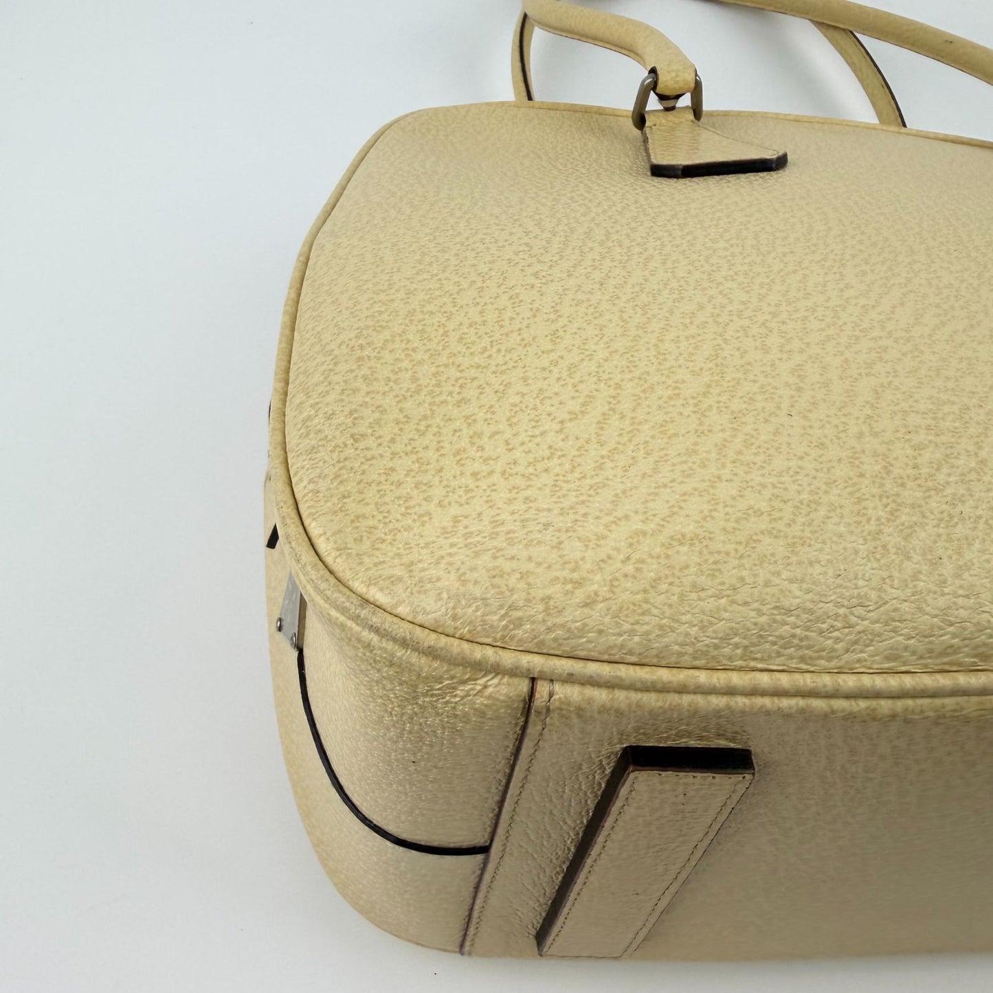 Prada Tote Yellow Leather Vintage — view 9