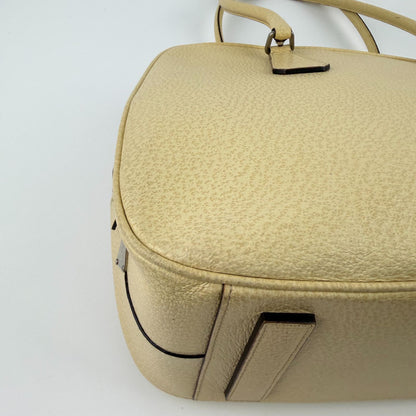 Prada Tote Yellow Leather Vintage — view 9