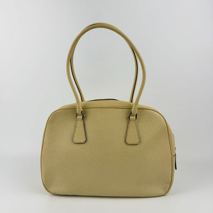 Prada Tote Yellow Leather Vintage — view 3