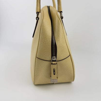 Prada Tote Yellow Leather Vintage — view 5