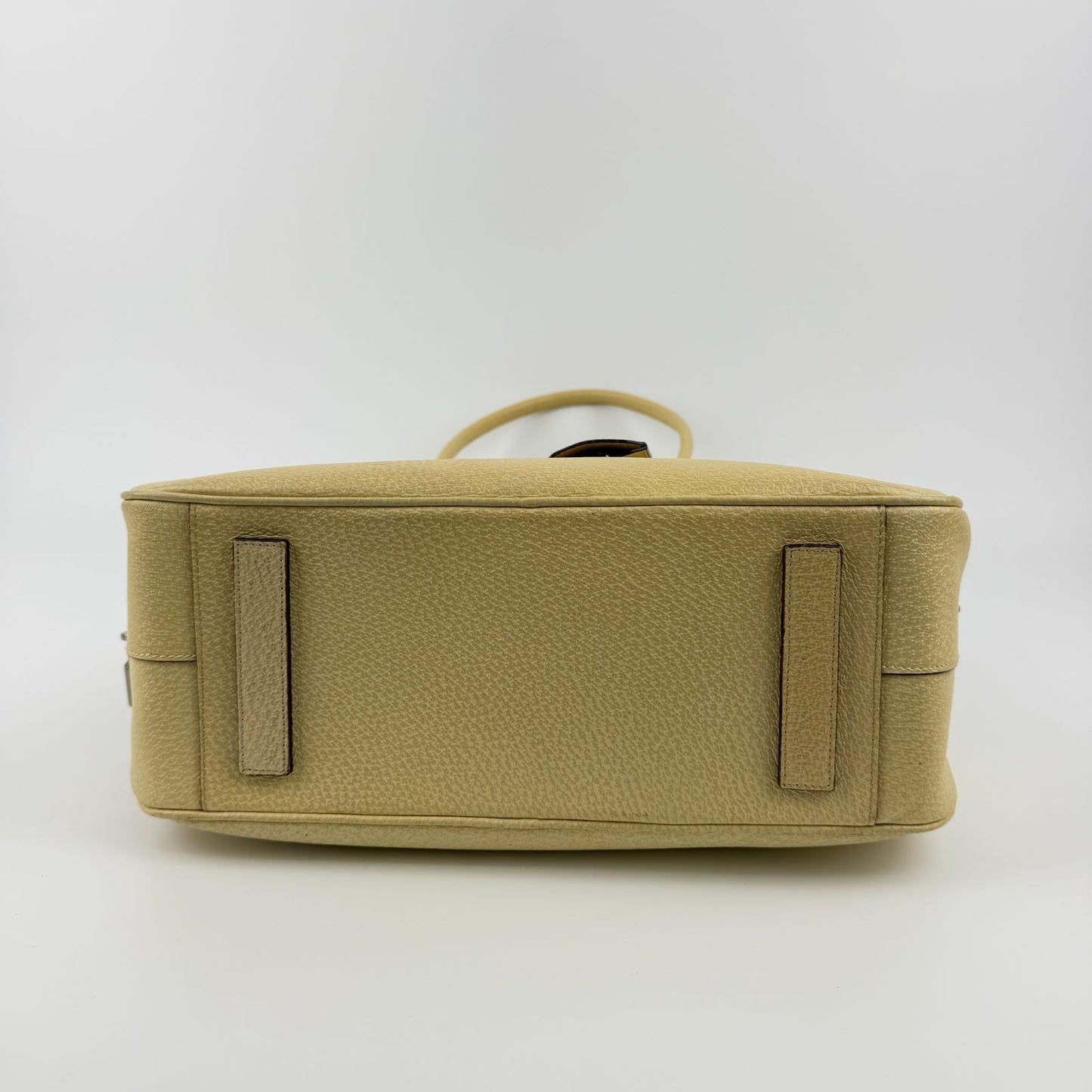Prada Tote Yellow Leather Vintage — view 6