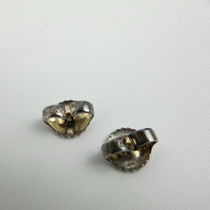 Chanel CC Logo Earrings 925 Sterling Silver Vintage — view 6